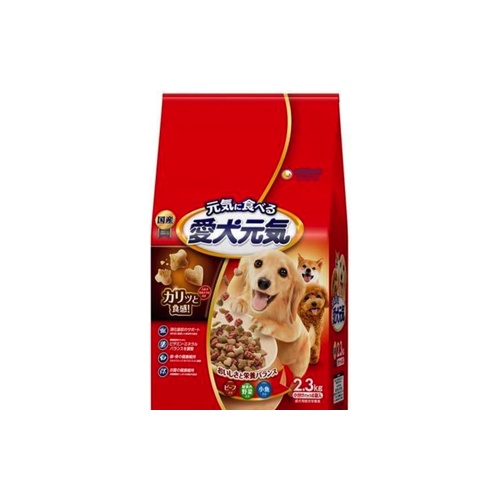 愛犬元気ビーフ・野菜 小魚入り２．３ｋｇ