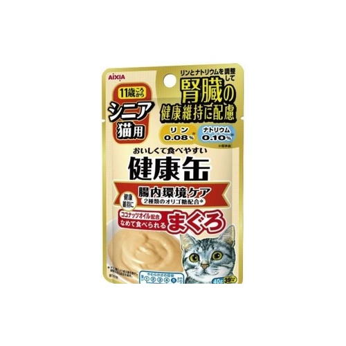 健康缶パウチ腸内環境ケア ４０ｇ　シニア猫用