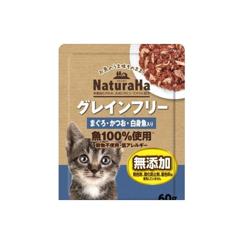 グレインフリーまぐろ カツオ白身魚６０ｇ