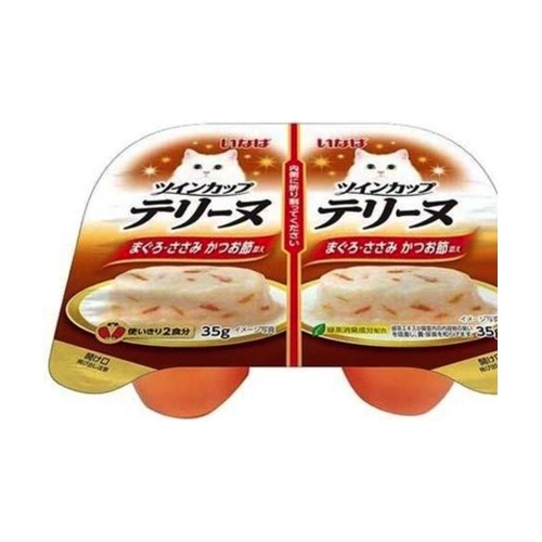 ツインカップ３５ｇ×２Ｐ まぐろささみかつお